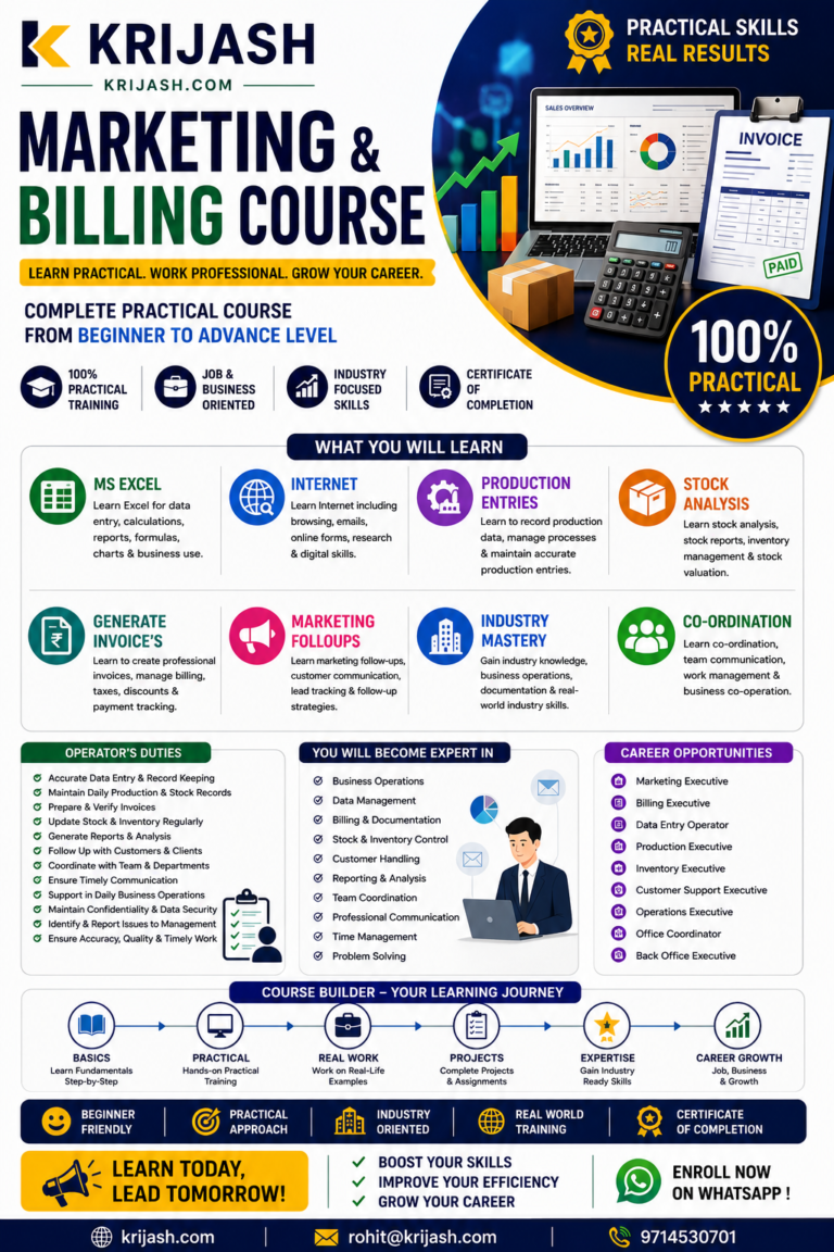 Marketing & Billing Course